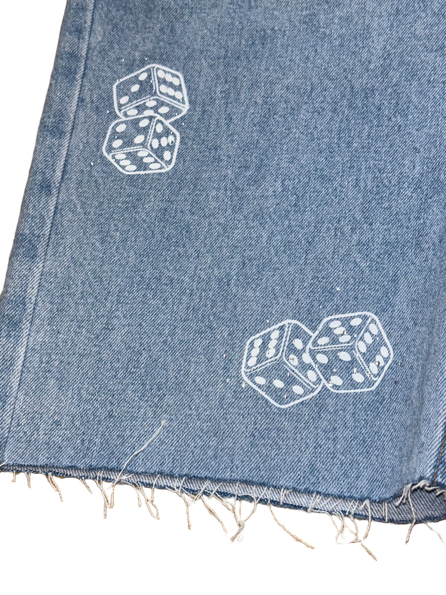 LOTTO DICE DENIM SHORTS BUSSDOWN